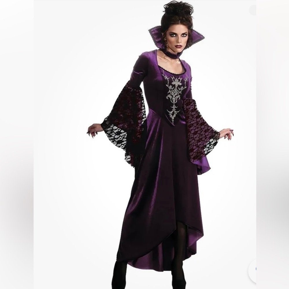 Medieval Vamp Dress- Arisen Lust for Blood Violette Vamp Costume Sz Small